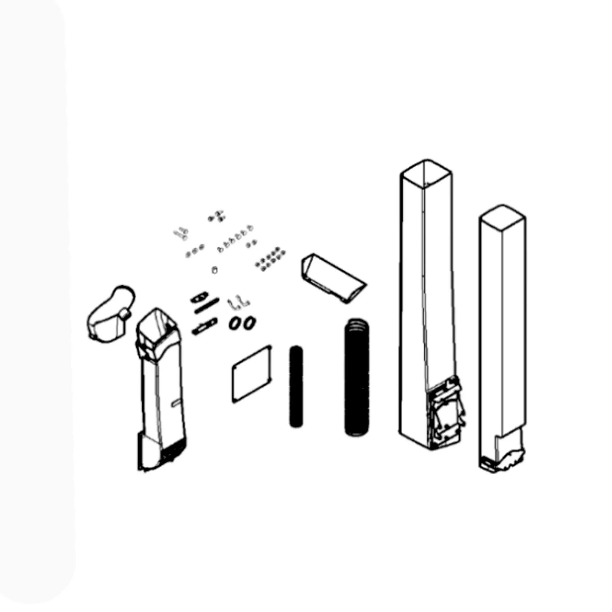 John Deere Outer Air Duct, Right Side - BKK11401