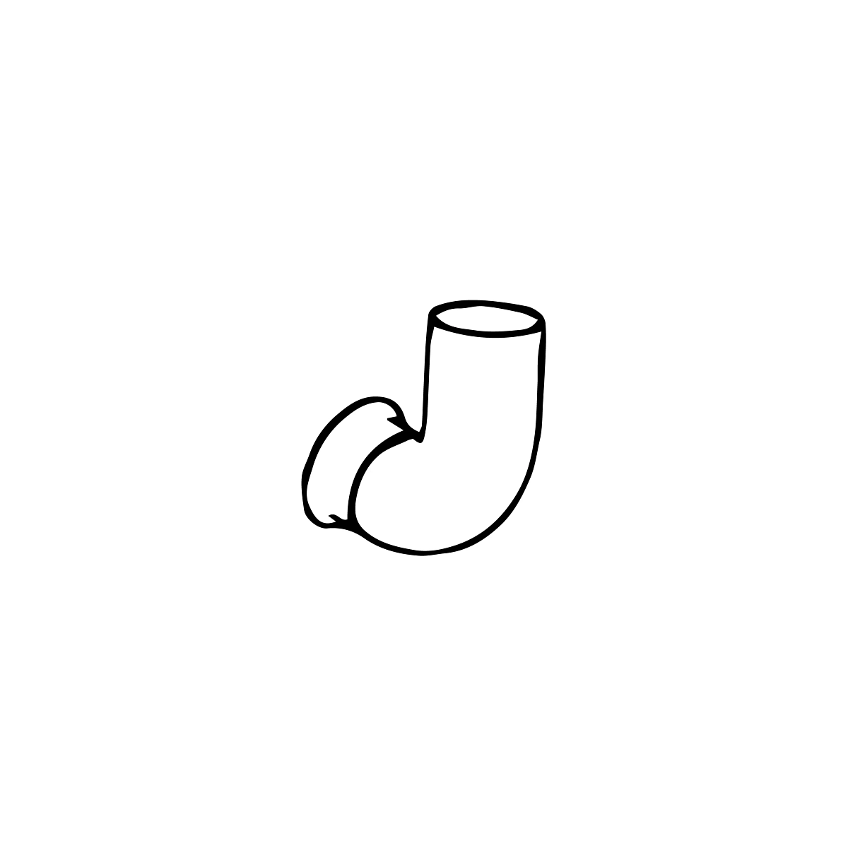 Elbow, Turbo Outlet to Muffler Clas