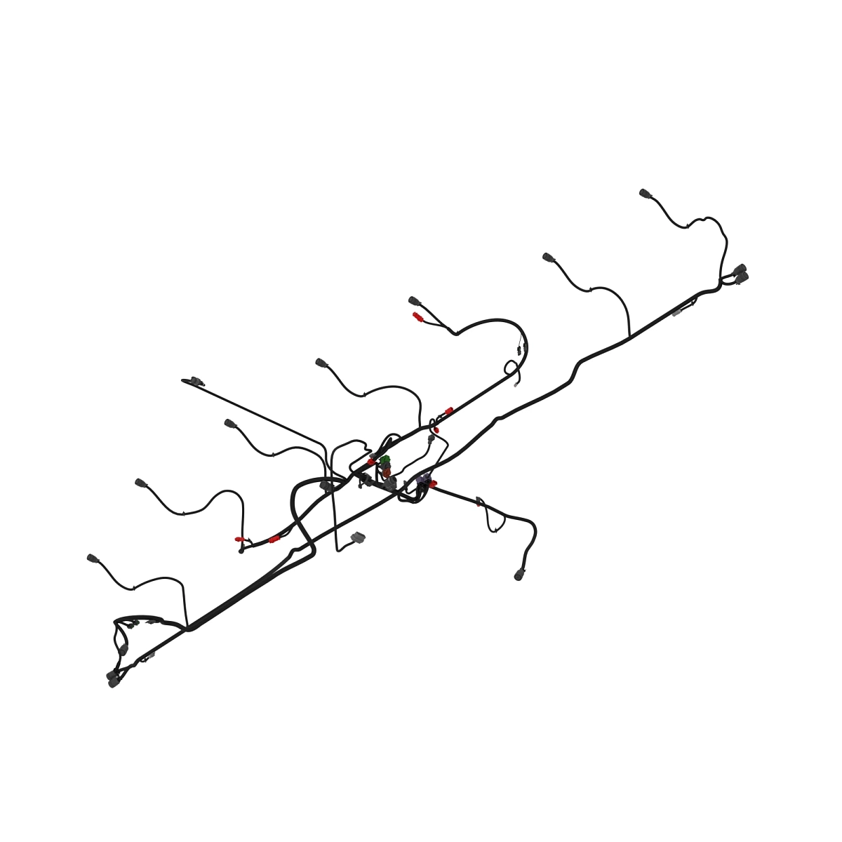 Wiring Harness, Backbone Center