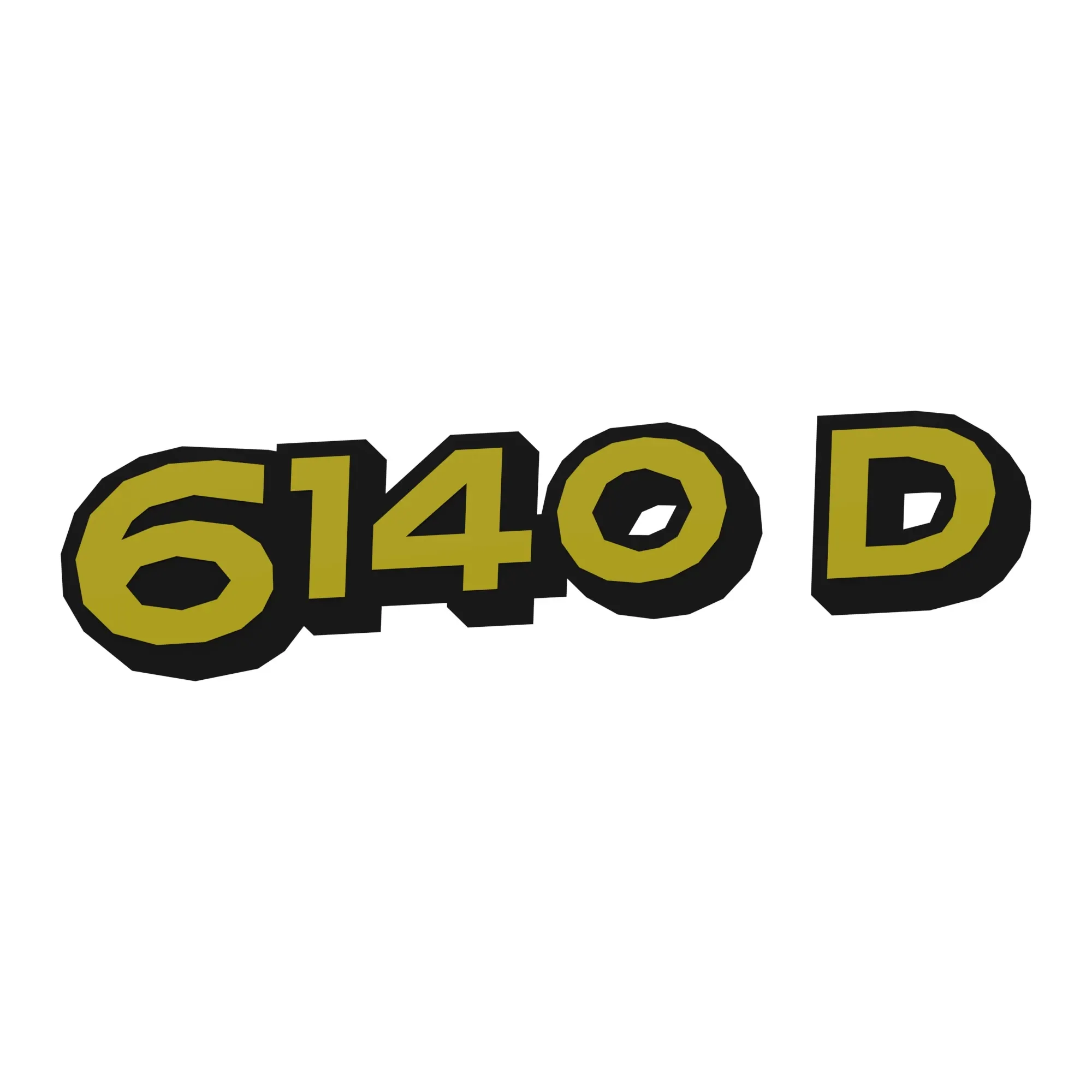 John Deere 6140D Label, Left Side - R285790