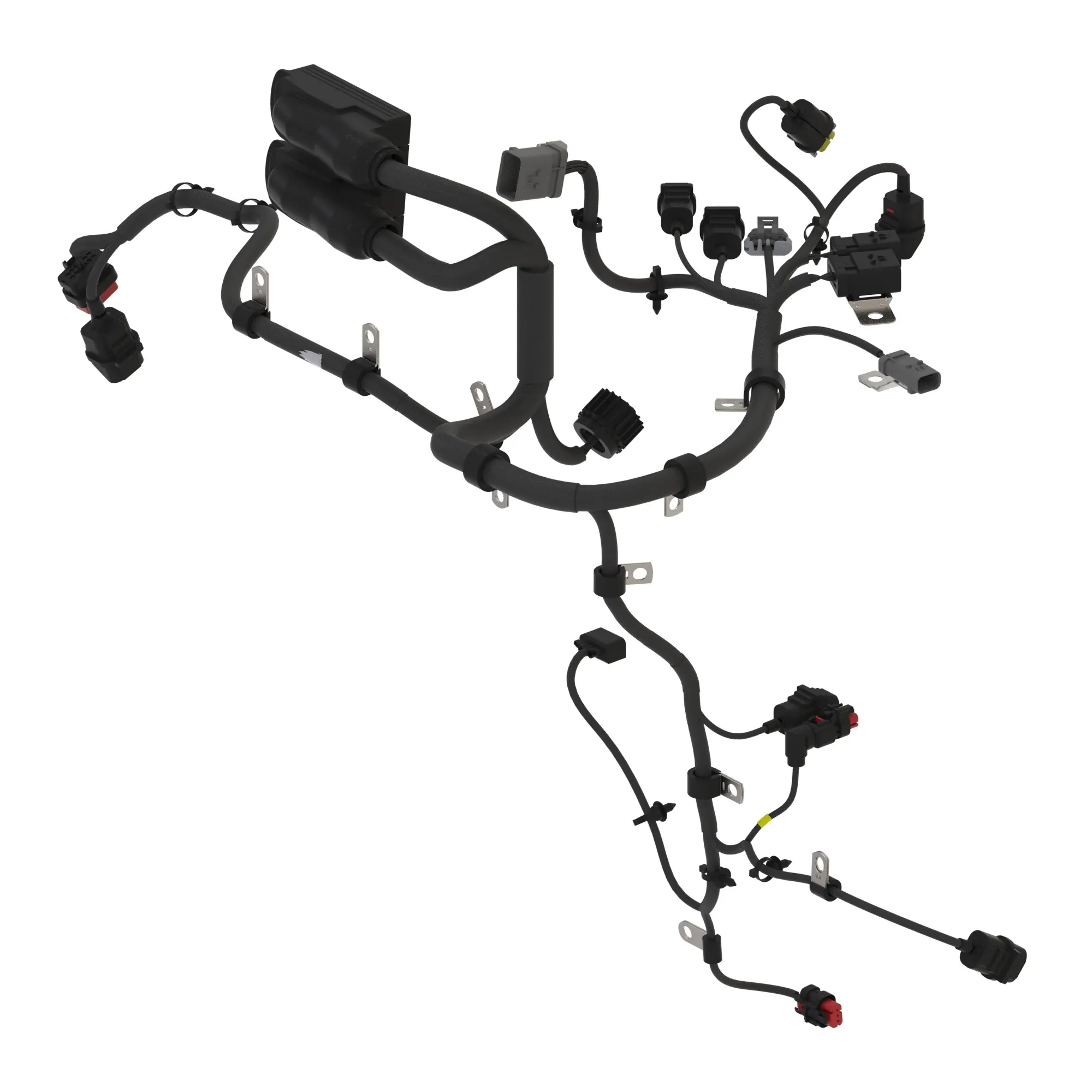 John Deere Engine Mid Mount Extension Wiring Harness - DZ124424