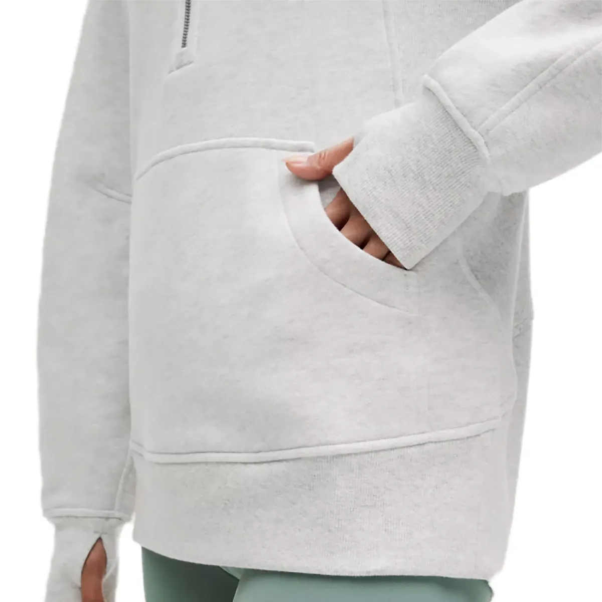 Lululemon® Scuba Oversized Funnel-Neck Half Zip