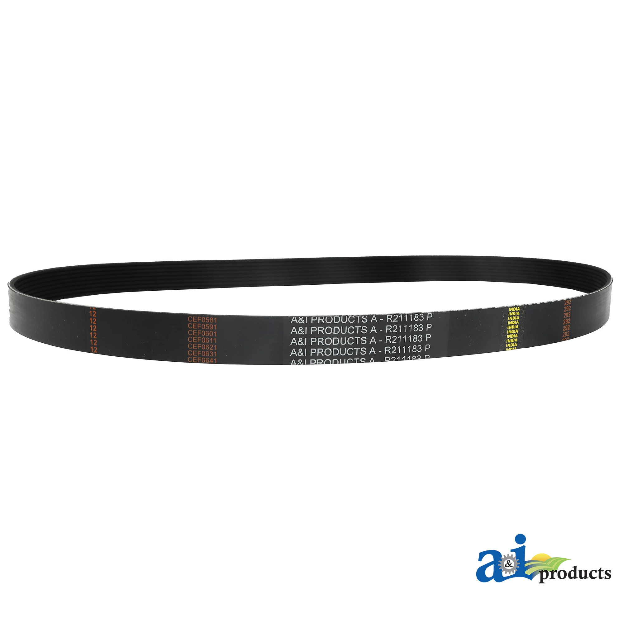 A&I Products PK Section Engine Auxiliary Drive V-Belt, Effective Length 1297 mm (51.1 inch) - A-R211183