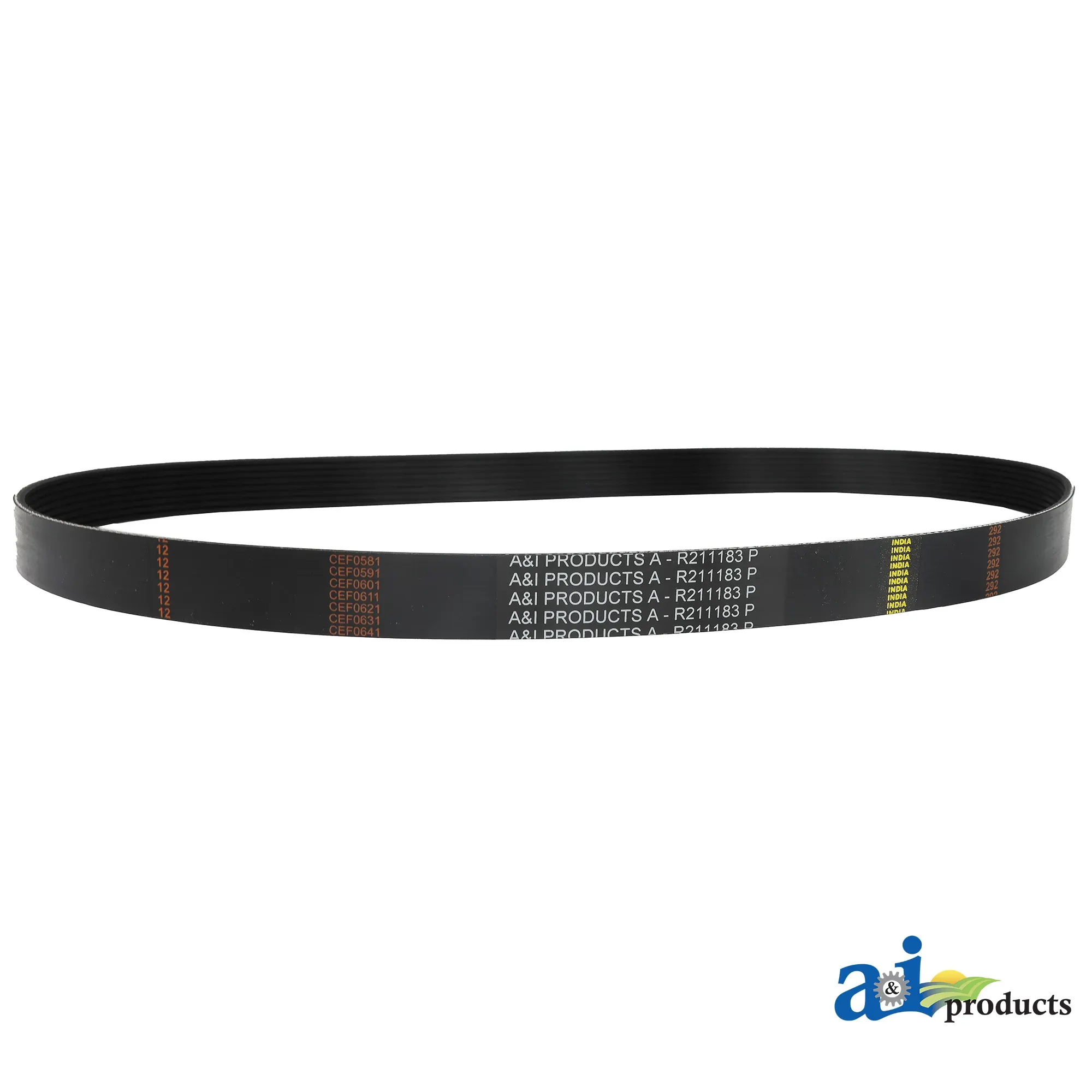 A&I Products PK Section Engine Auxiliary Drive V-Belt, Effective Length 1297 mm (51.1 inch) - A-R211183