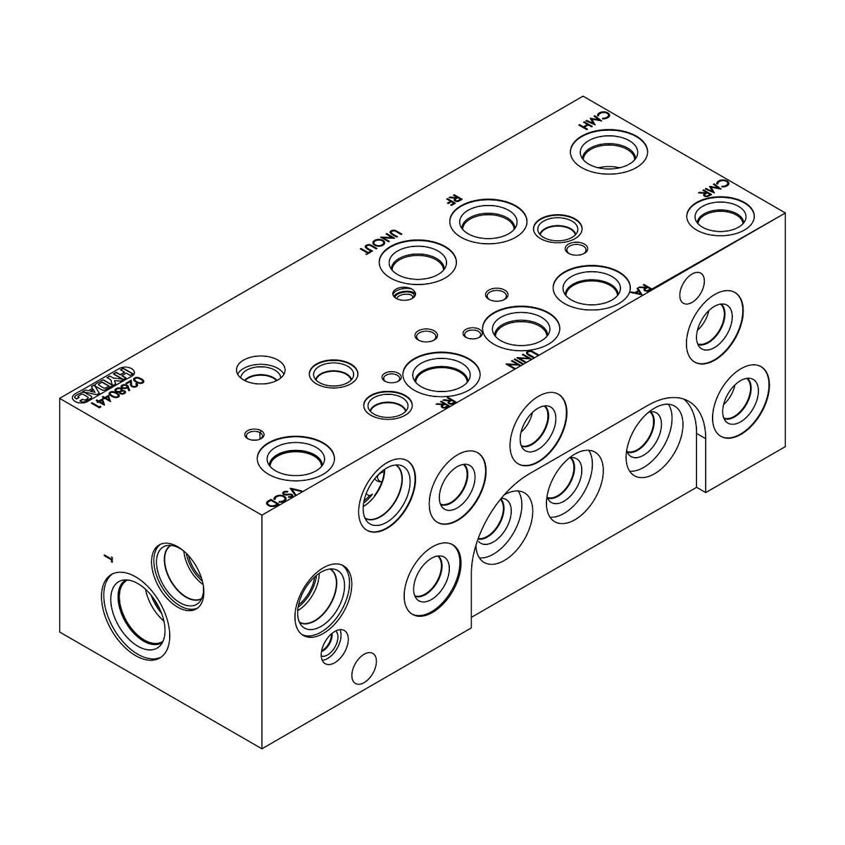 John Deere Flow Control Hydraulic Valve Block - AXE62074