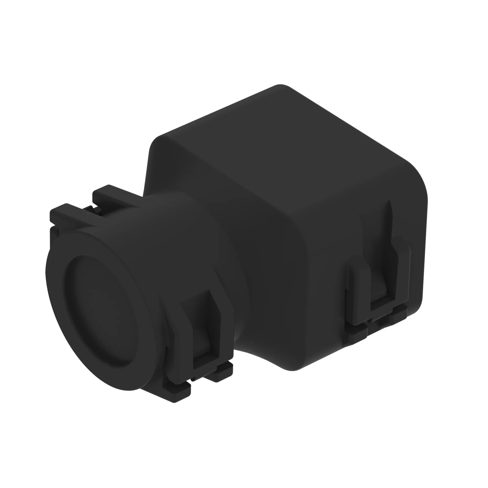 ACCY TYCO AS16 BACKSHELL BLK PLSTC
