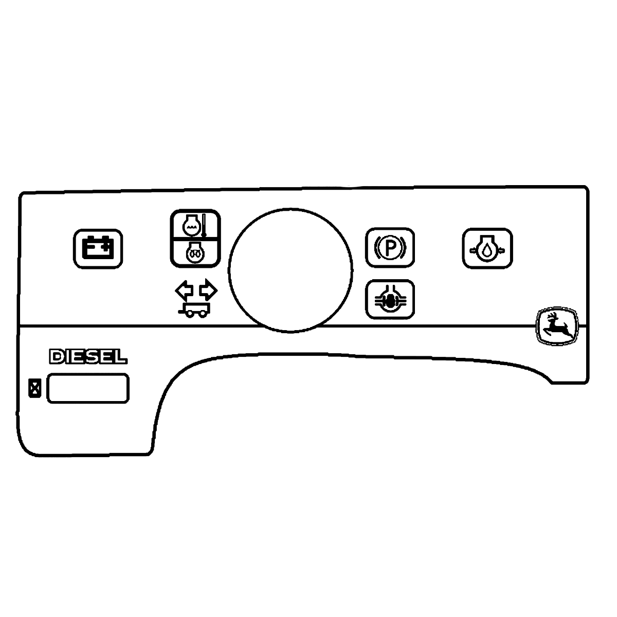 Label, Monitor Light (A1-K)