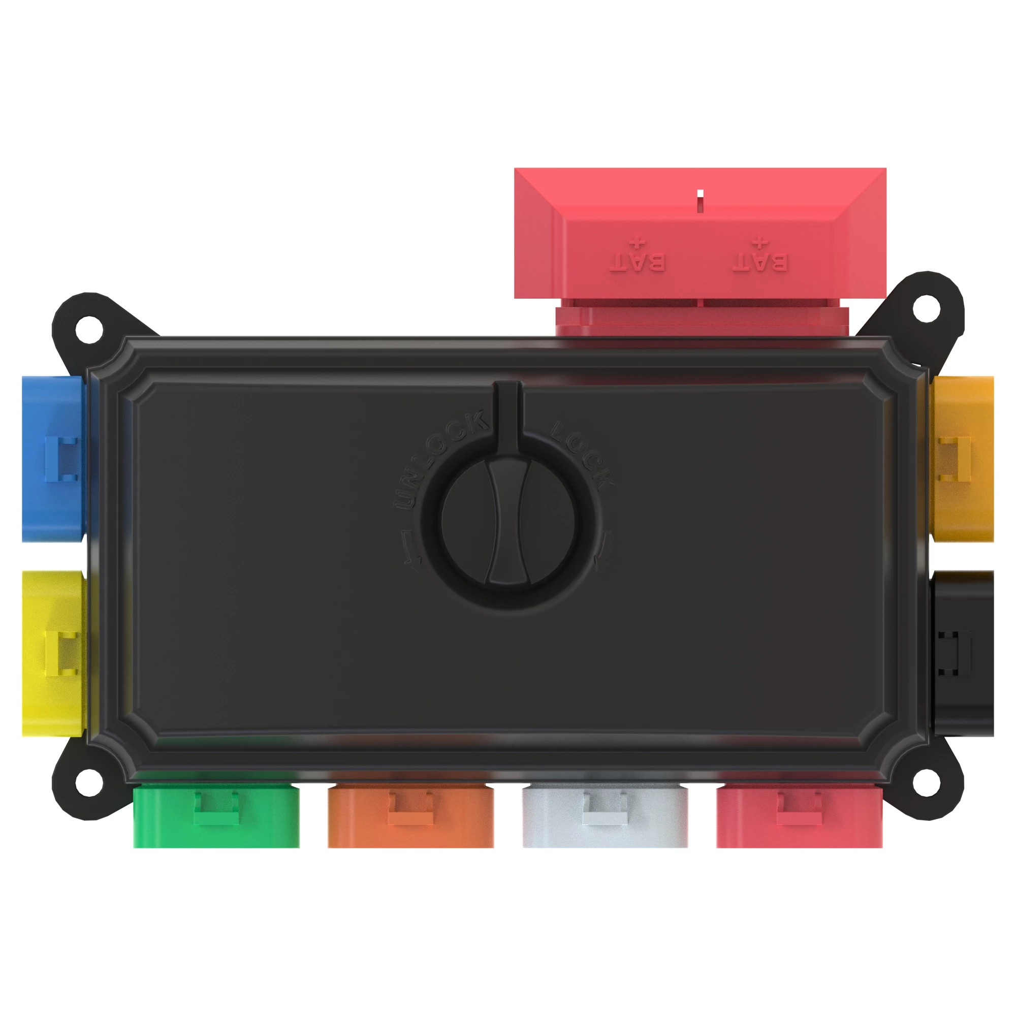 John Deere Center Fuse Box, 12 connector - AH220593