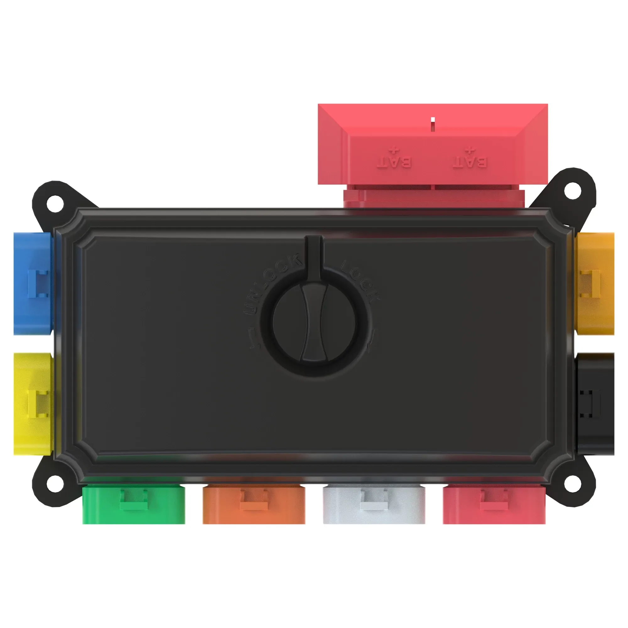 John Deere Center Fuse Box, 12 connector - AH220593