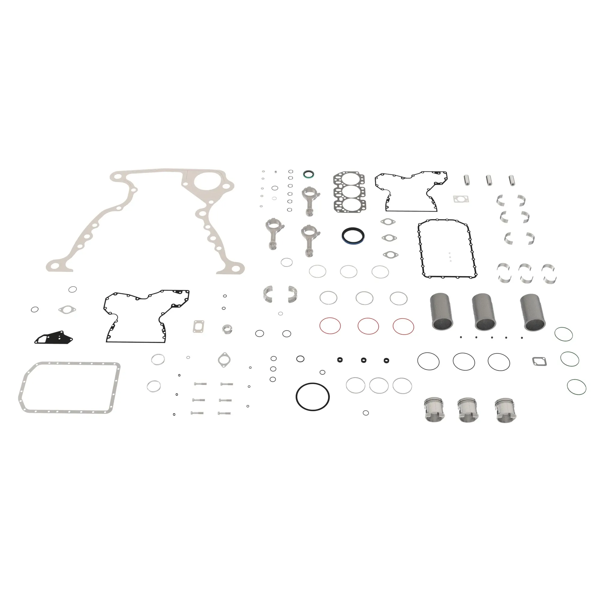 ENGINE OVERHAUL KIT, 3 CYLINDERS