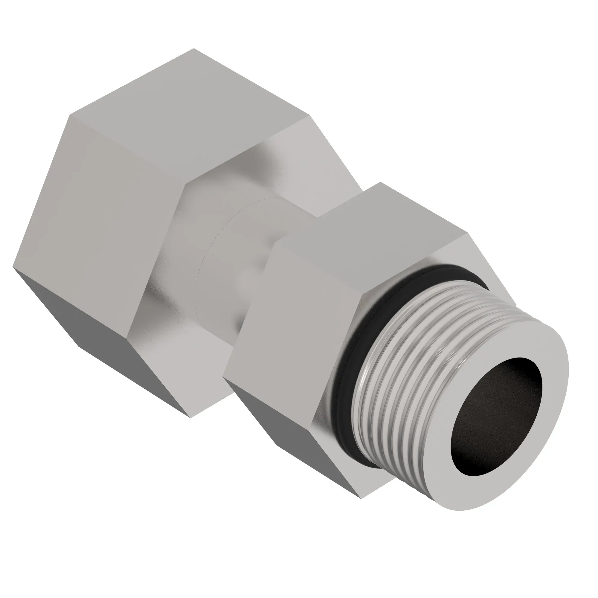 ST THD SWIVEL CONNECTOR, O-RING FSF -16 ORB TO -20 FSF