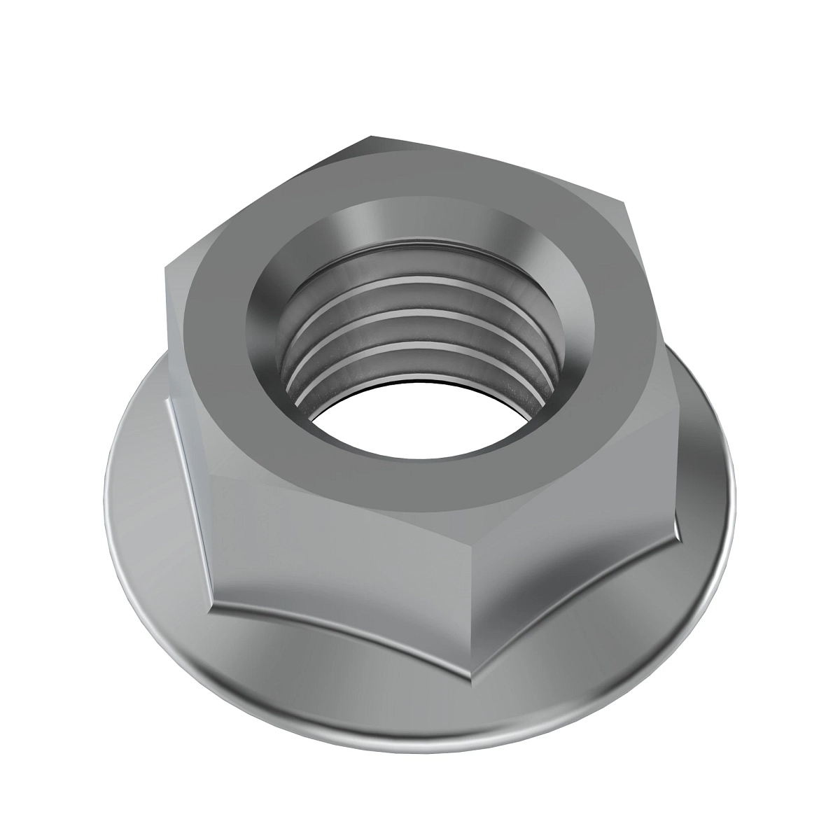 Nut, Metric, Hex Flange
