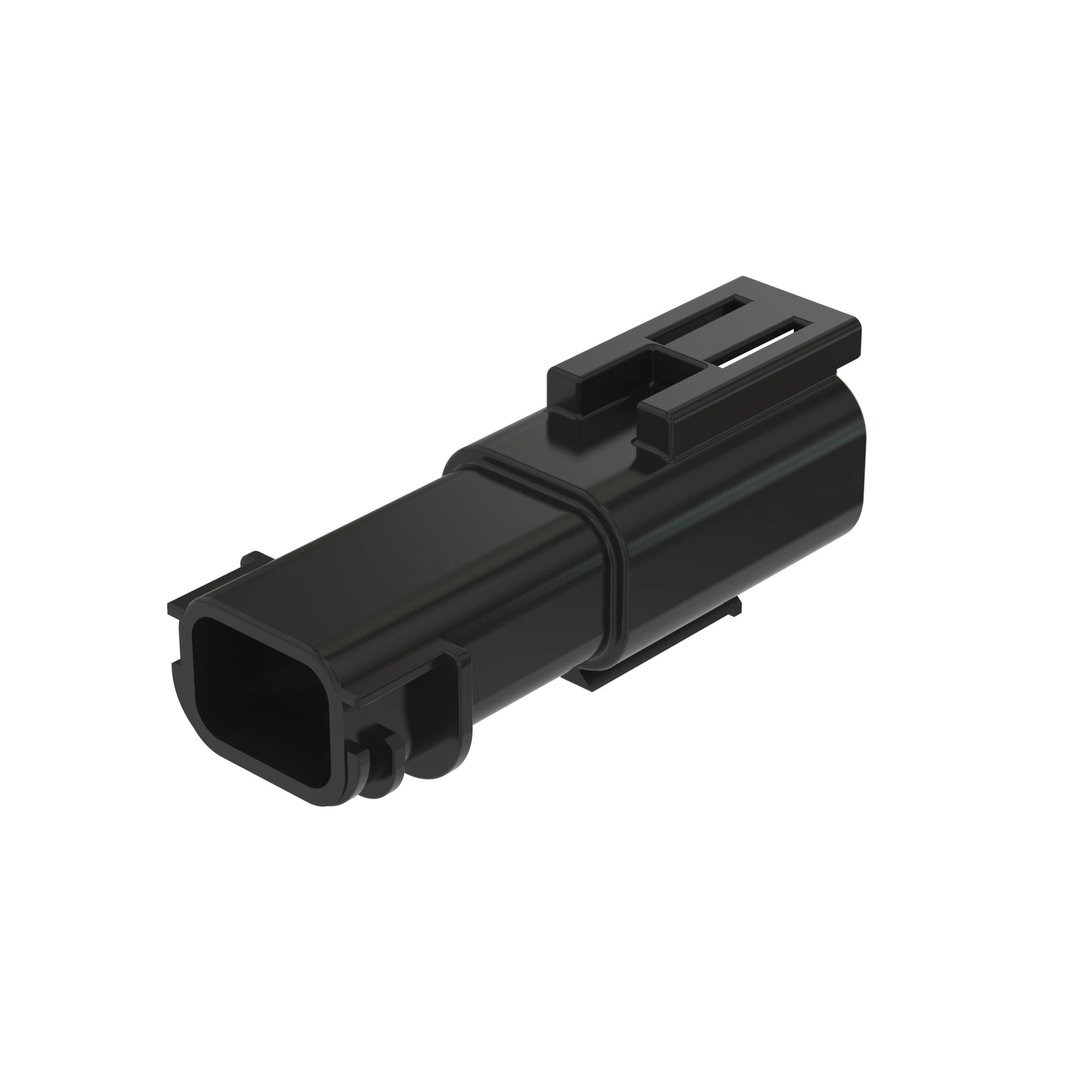 CONN TYCO DT 2W MS BLK PLSTC