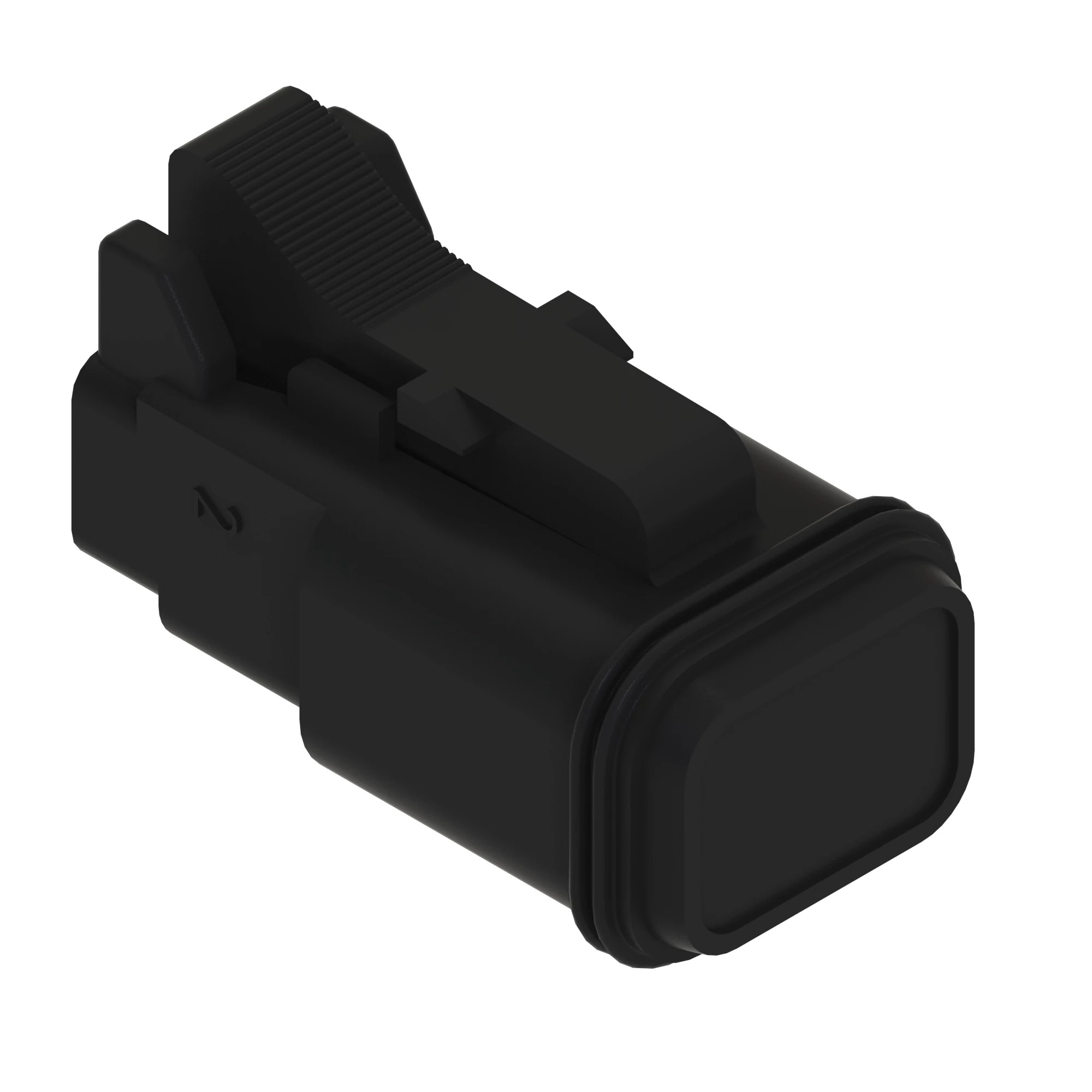 CONN AMPHENOL AT 2W FS BLK PLSTC