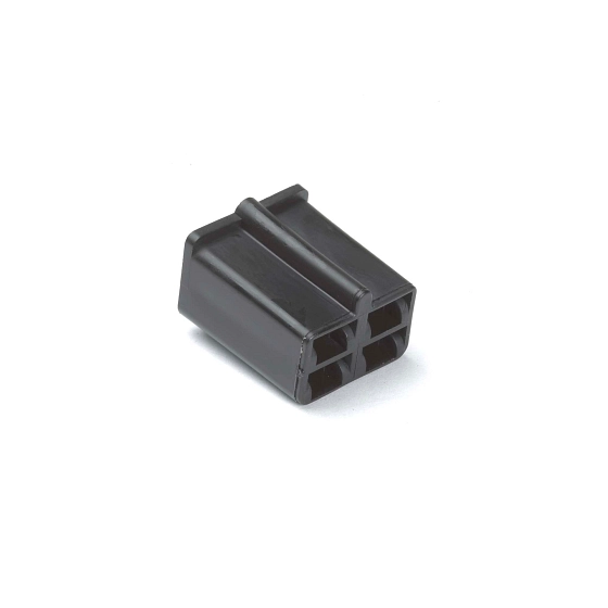John Deere Black External Electrical Connector, 4 Cavities - T24167