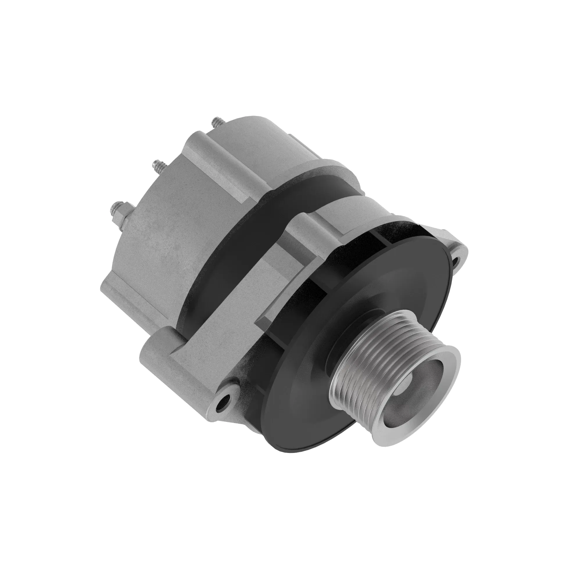 John Deere External Fan Alternator 28 Volts, 50 Amp - RE537146