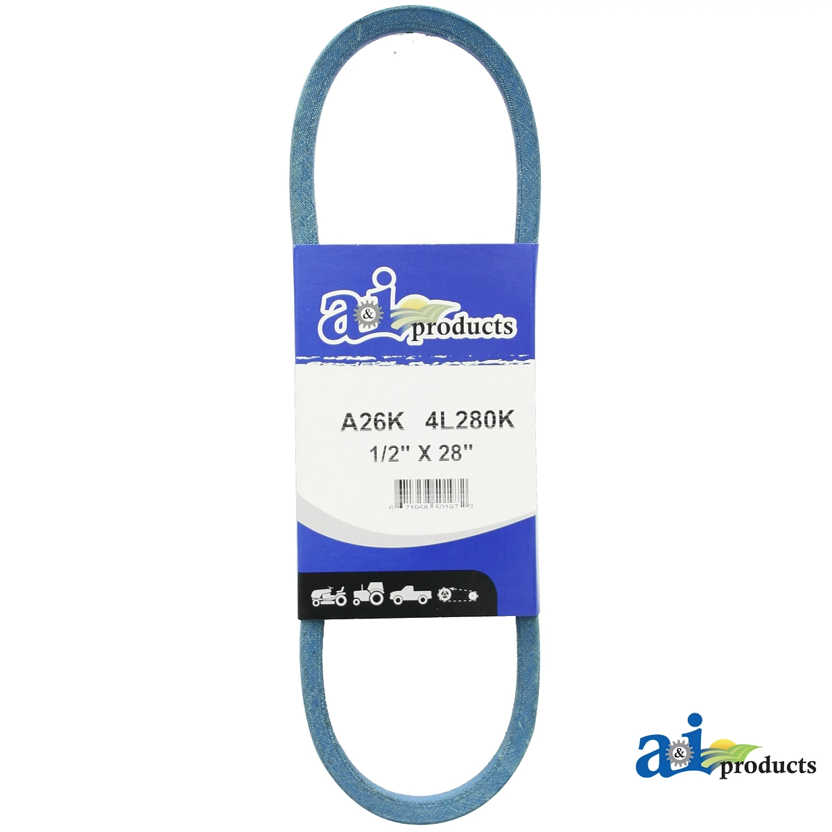 A&I Products V-Belt, Effective Length 711.2 mm - A-A26K