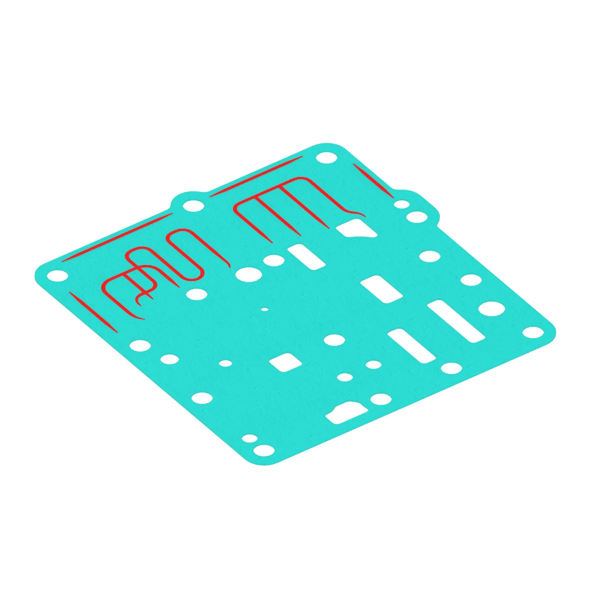 John Deere PowrQuad™ Transmission 4-Speed Valve Housing Gasket - R341954