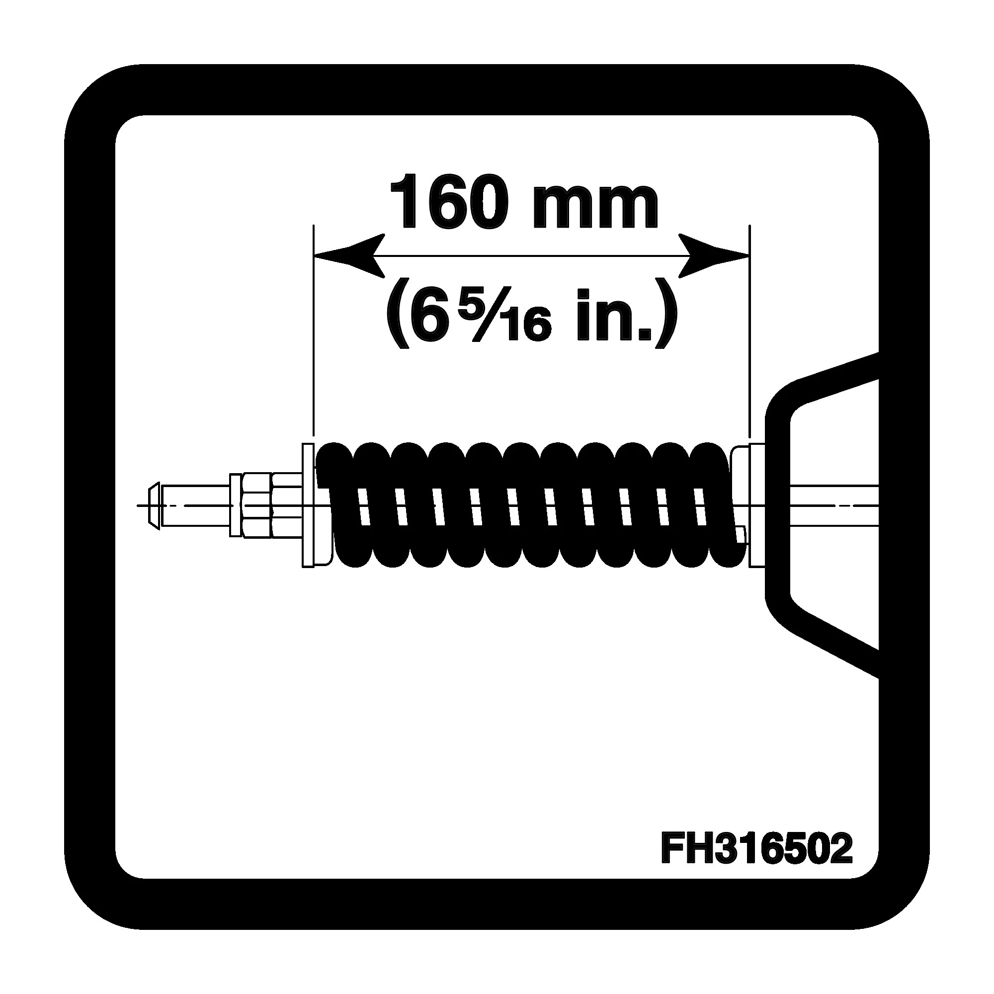 John Deere Spring Tension Label - FH316502
