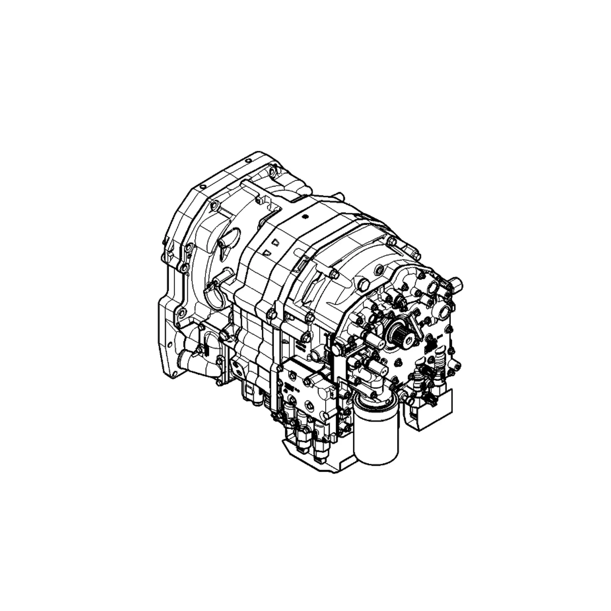 John Deere Reman REMAN PowrQuad™ Transmission (Electric Shift), 3 Disk and 14 Bar - PG204155