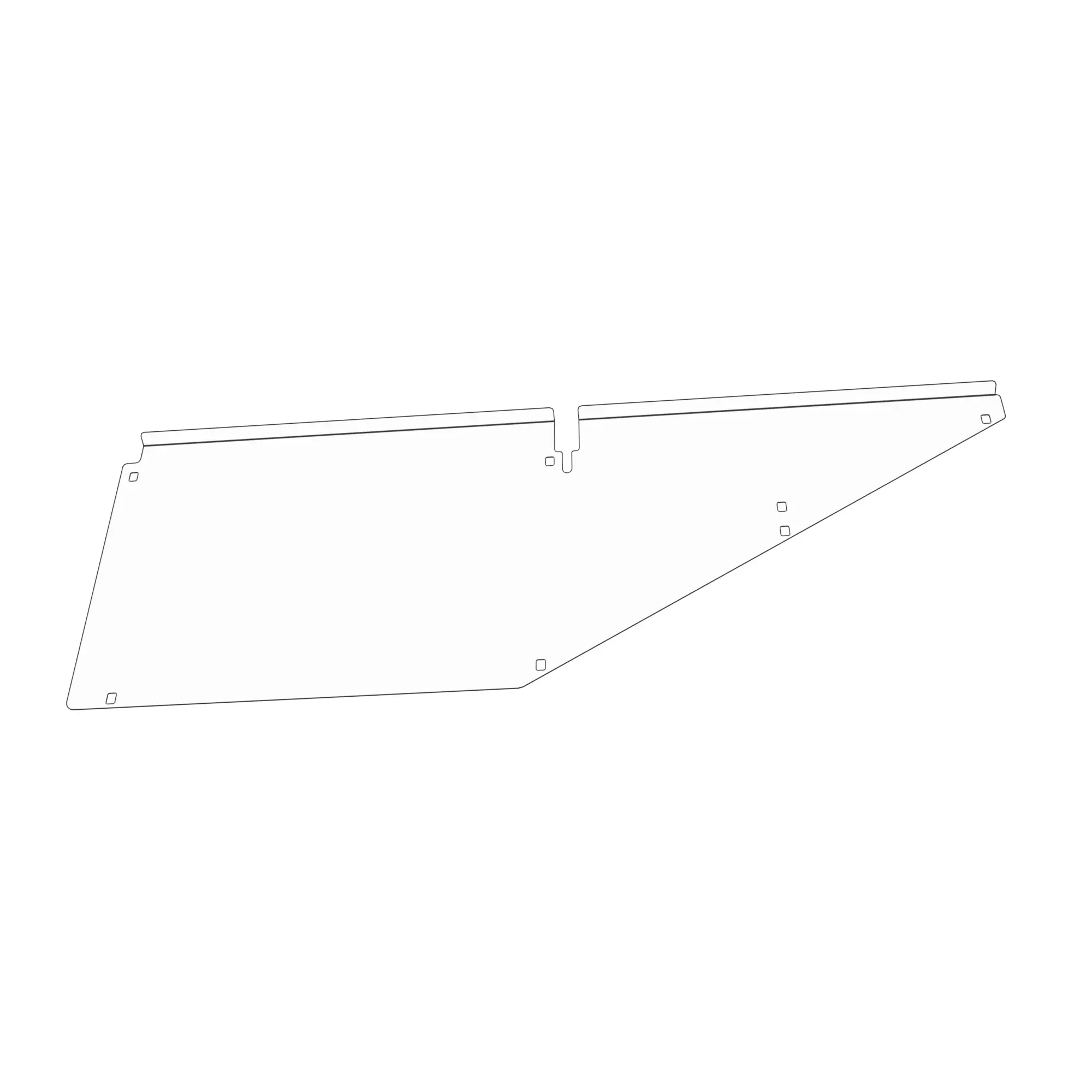 John Deere Left Side Door Top Sheet Tole - FH303295