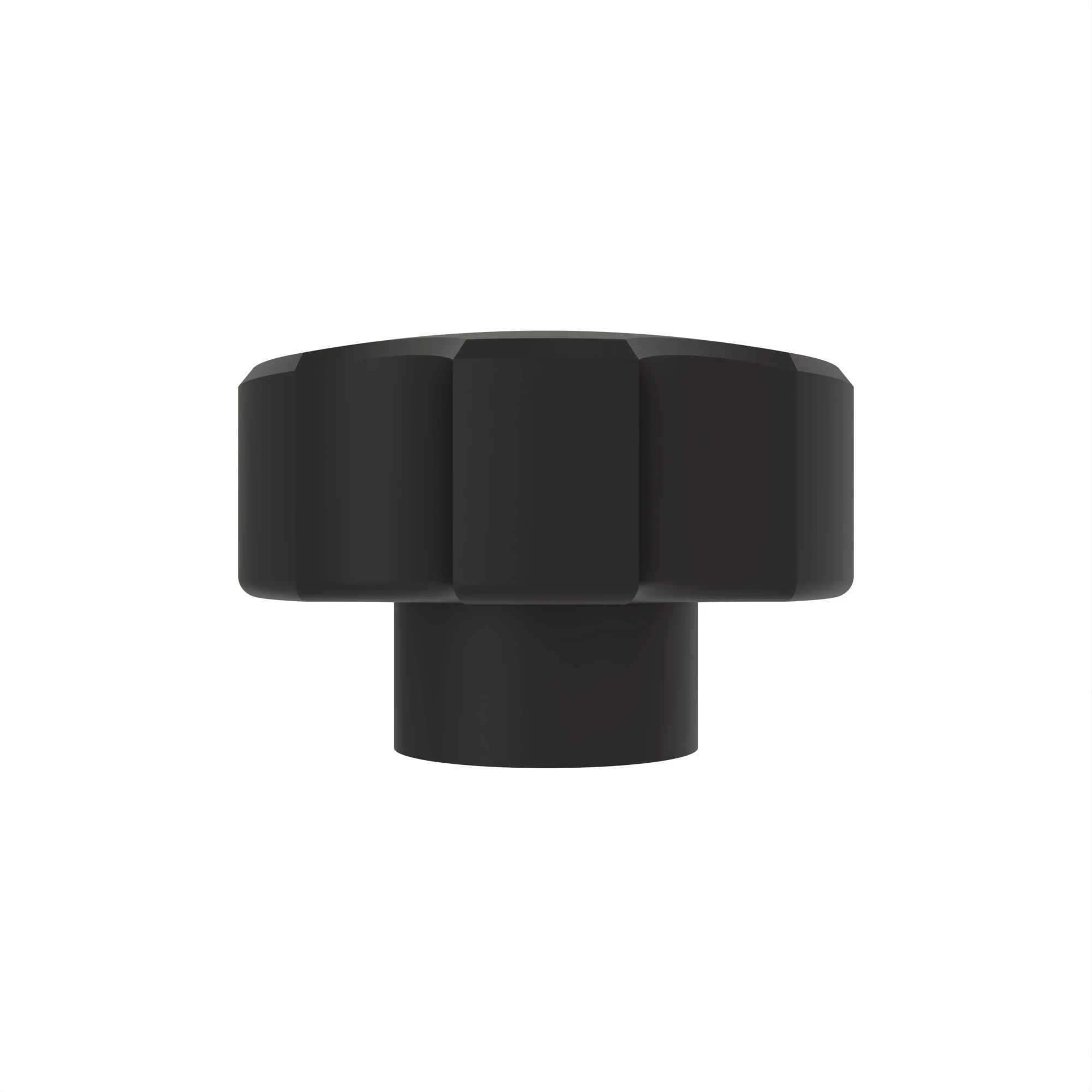 KNOB, KNURLED FEMALE, THREADED