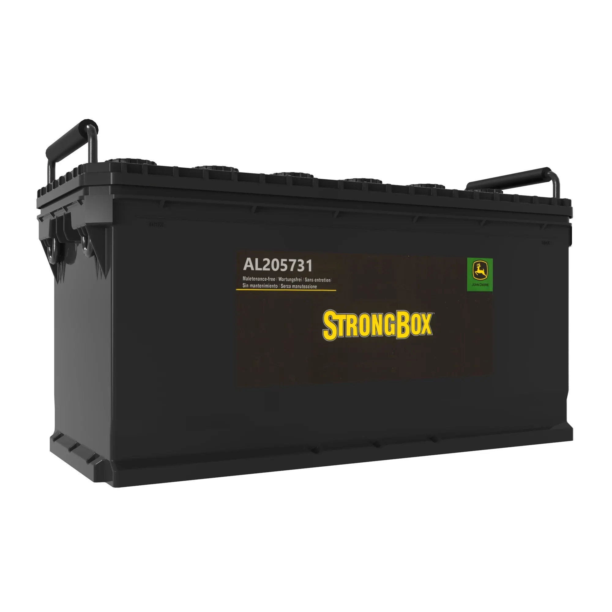 John Deere 12 Volt Battery, Wet Charged, 110 Ah, 850 CCA, D BCI - AL205731