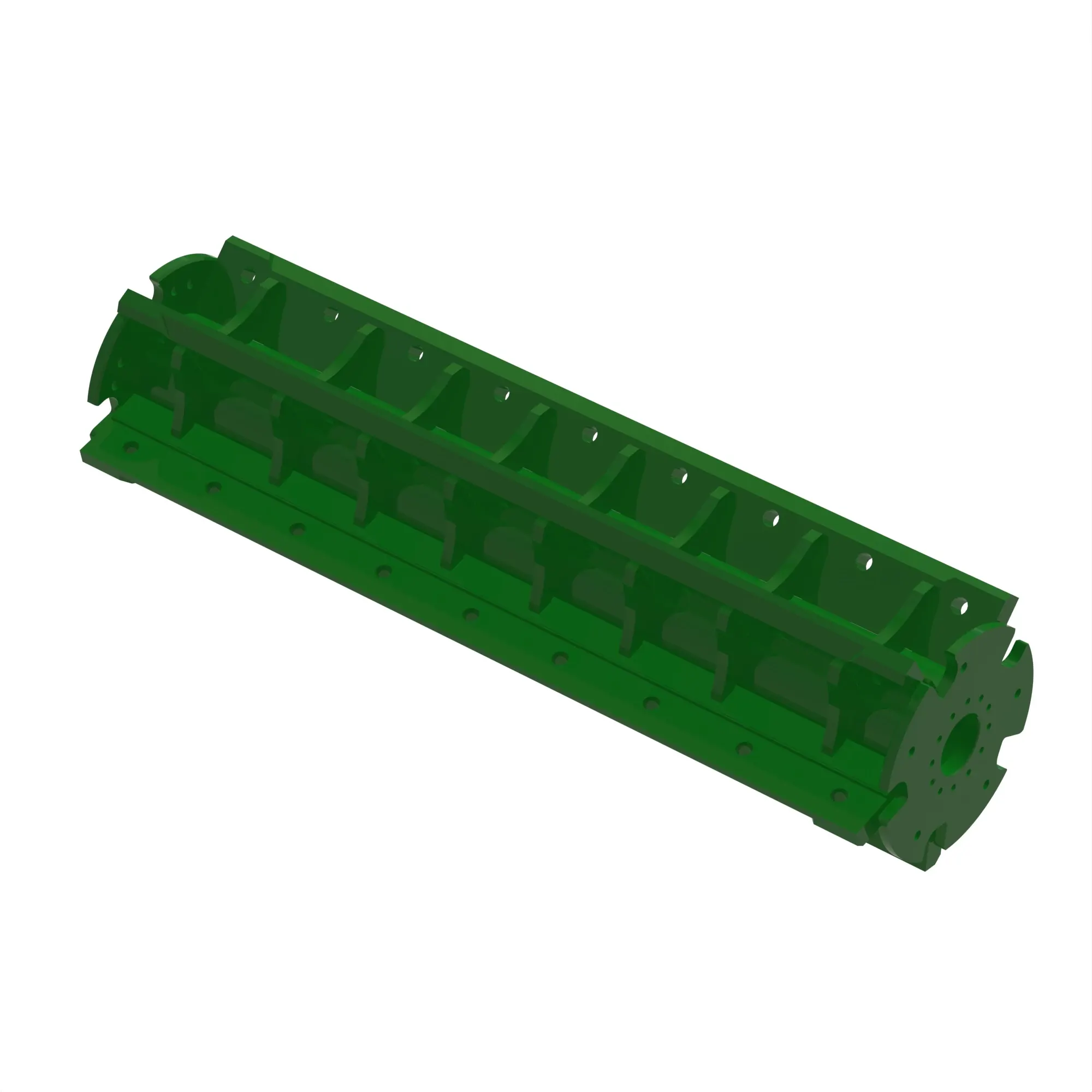 John Deere Chopper Top Drum, 10-Blade - AXT21927