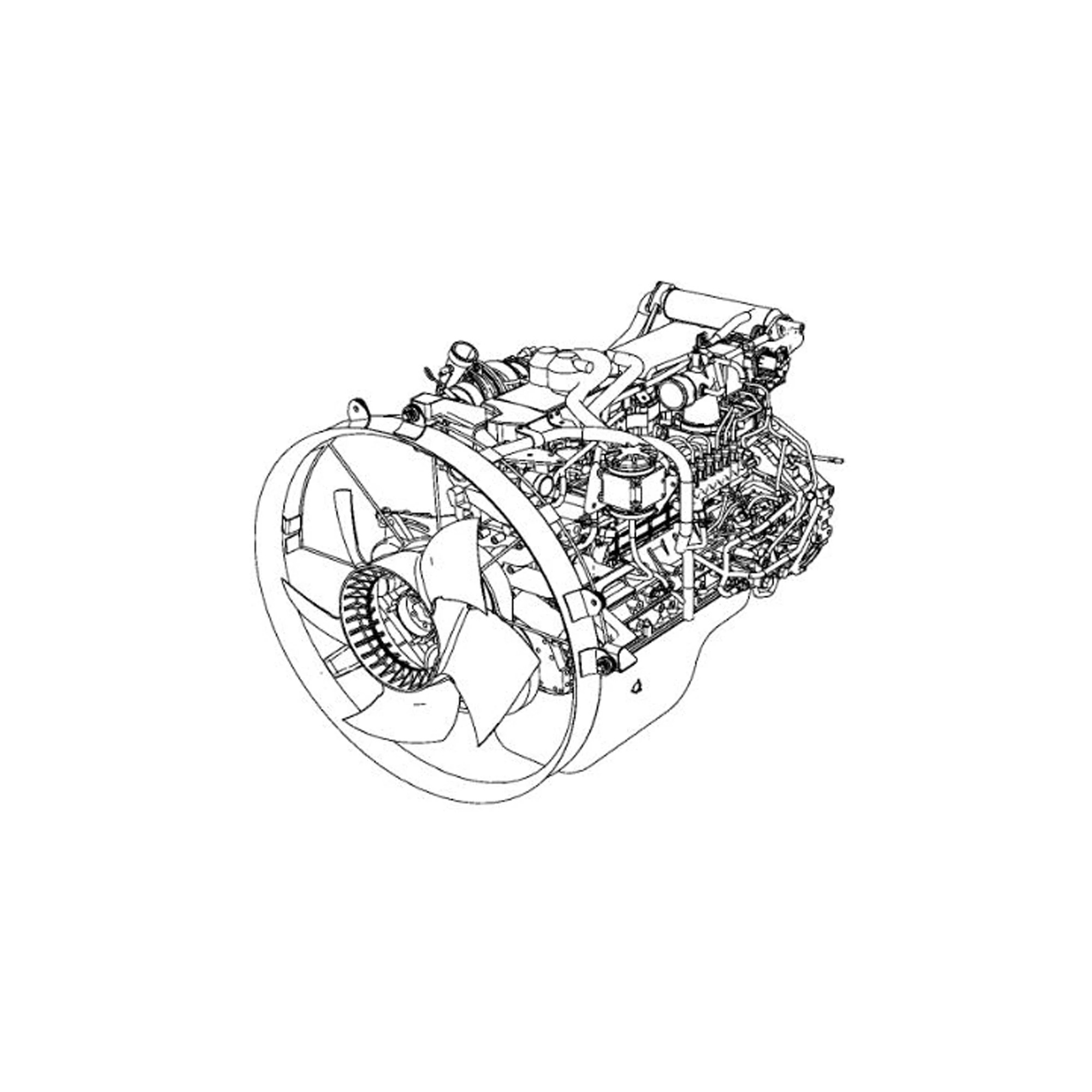 John Deere Diesel Engine, 7.8 Liter - 6HK1XYSA01
