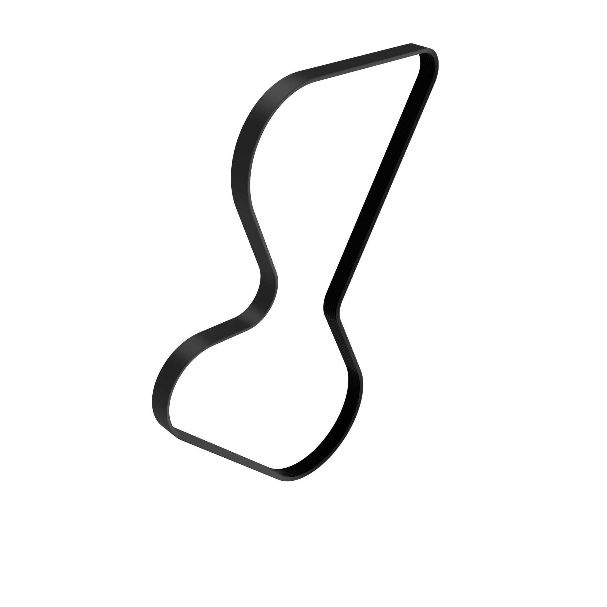 John Deere 8PK Section Alternator V-Belt, Effective Length 1965.0 mm (77.4 inch) - DZ118855