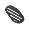 AIR LOUVER RH,FIX,FRONT WINDOW