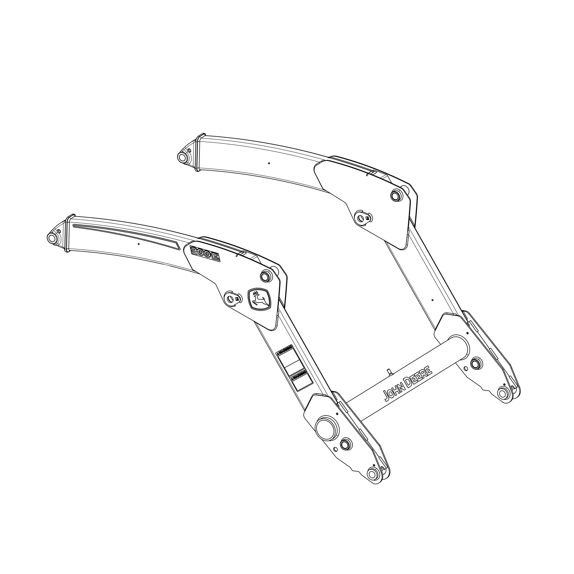 John Deere Loader Boom - AXX11627