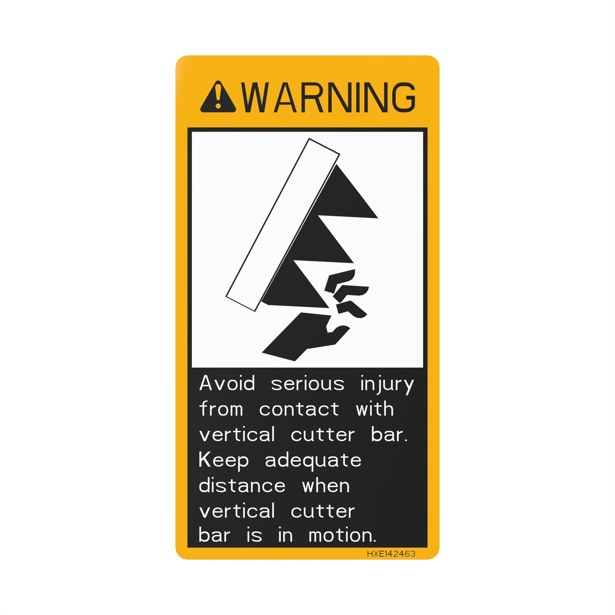 LABEL, ENGLISH TEXT, SAFETY DECAL,
