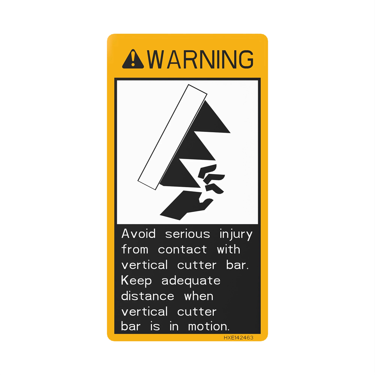 LABEL, ENGLISH TEXT, SAFETY DECAL,