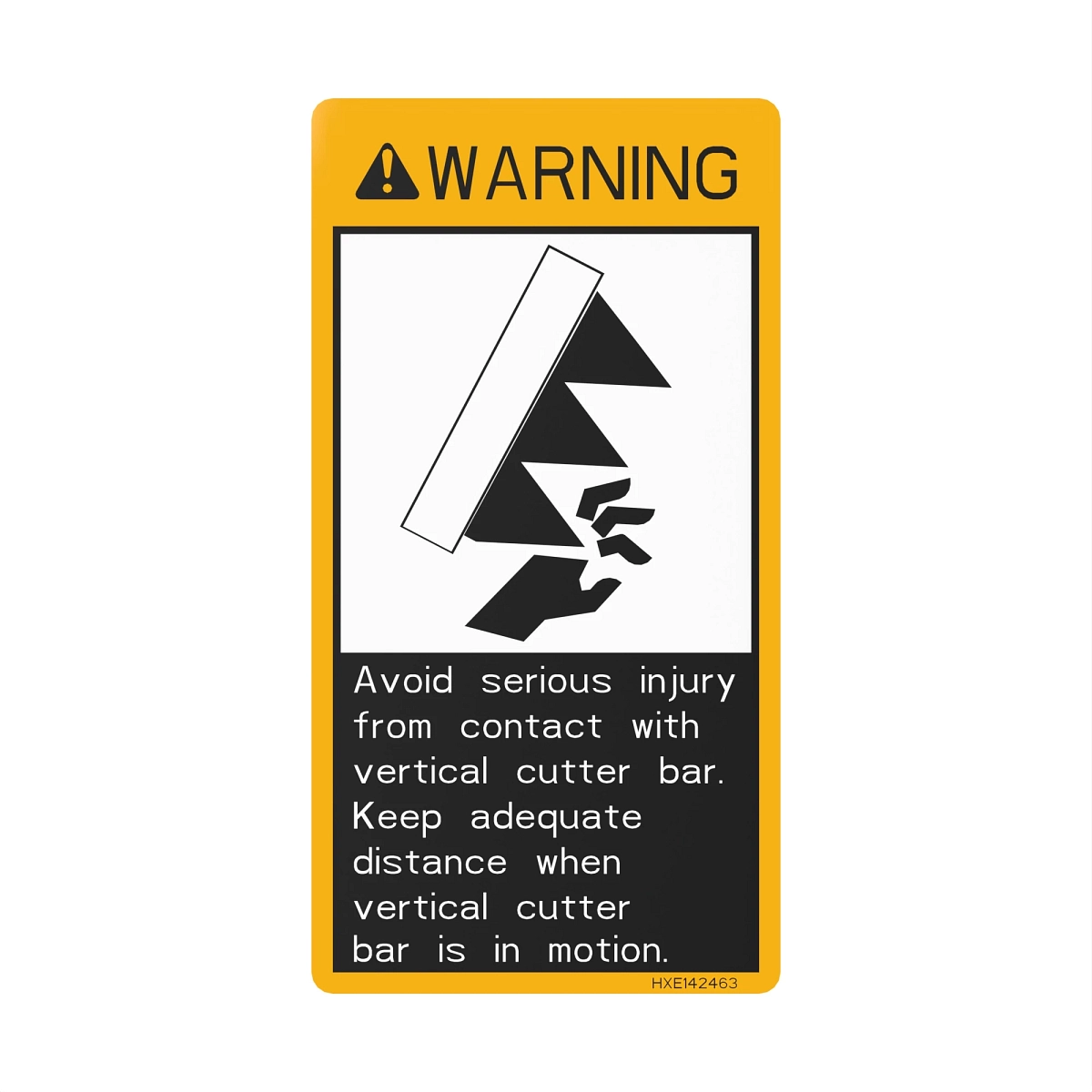 Label, English Text, Safety Decal