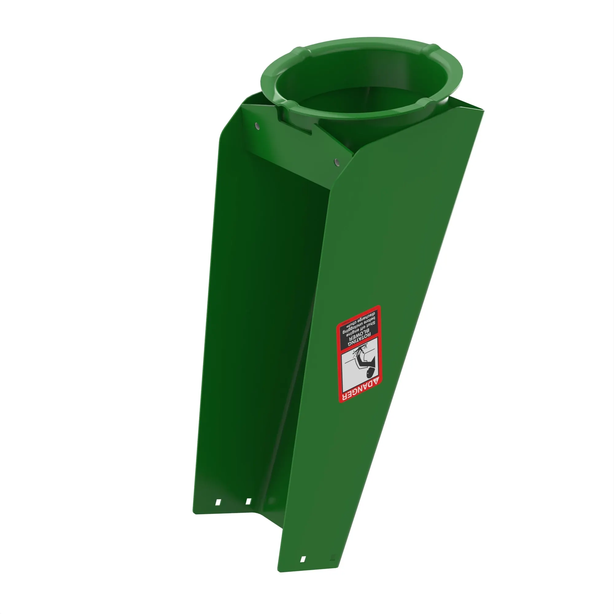 CHUTE, SERVICE CHUTE W/LABELS, GREE