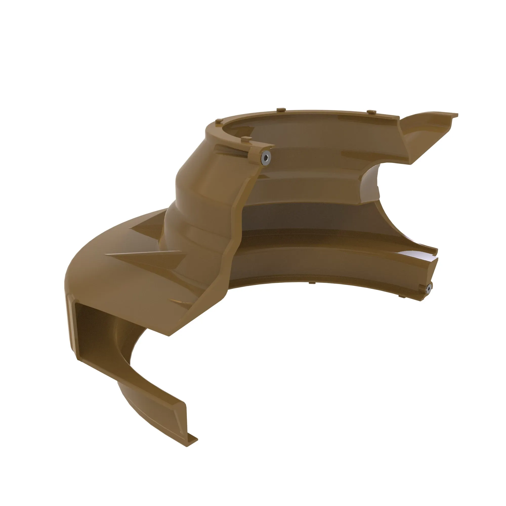 SPIRAL BEVEL BAFFLE