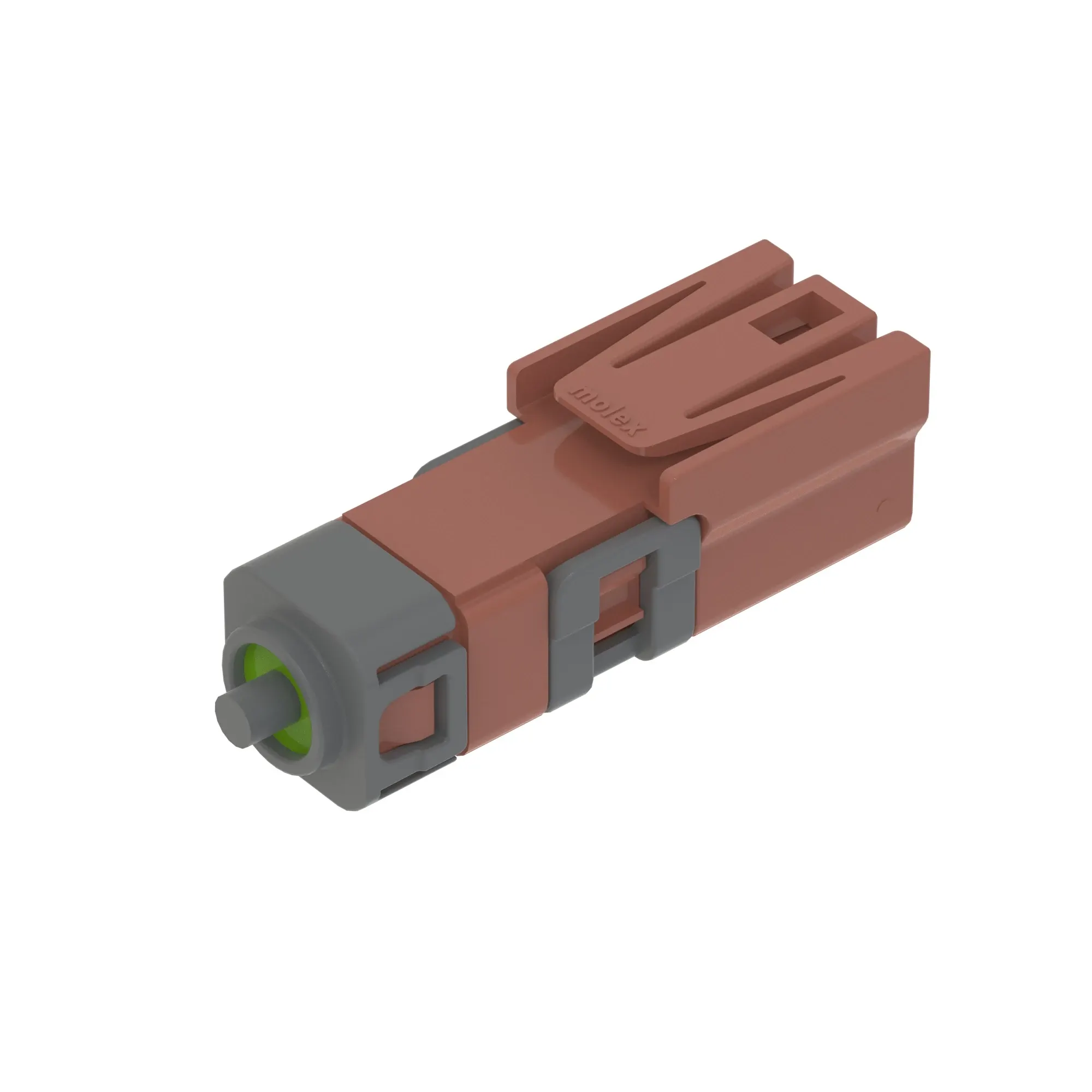 John Deere Brown Internal Electrical Connector Housing, Cavity 1 - 57M15181