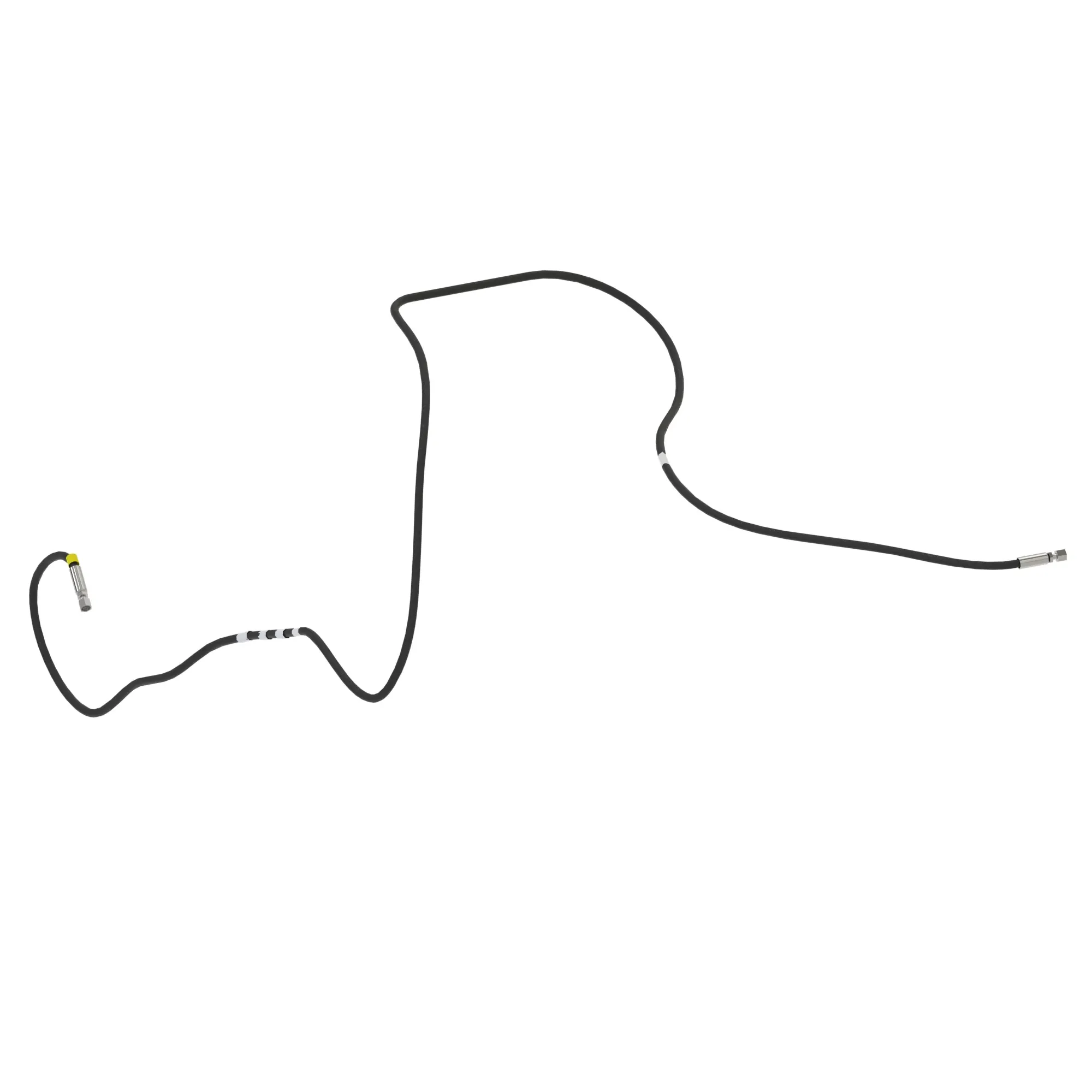 John Deere Front Park Brake Hydraulic Hose, Left Side - AKK24911