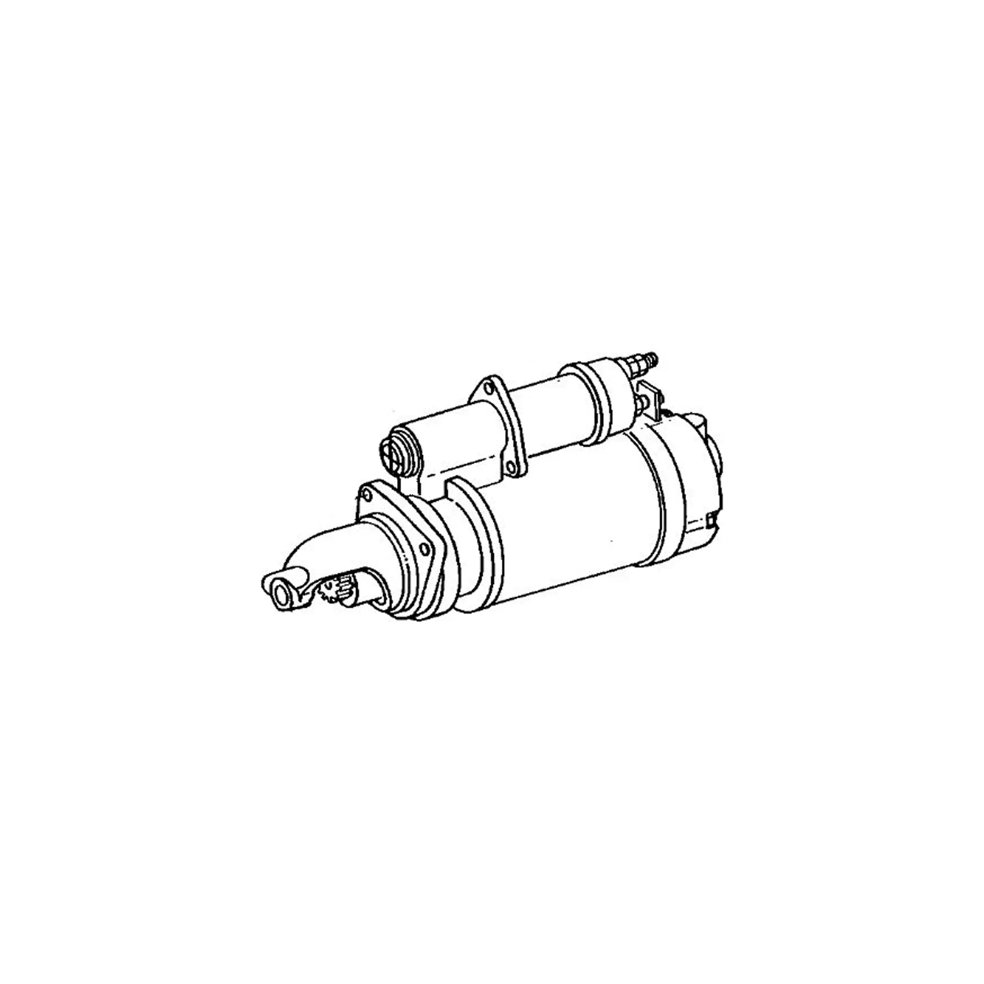John Deere Reman REMAN Starter Motor, 24 Volts - SE501408