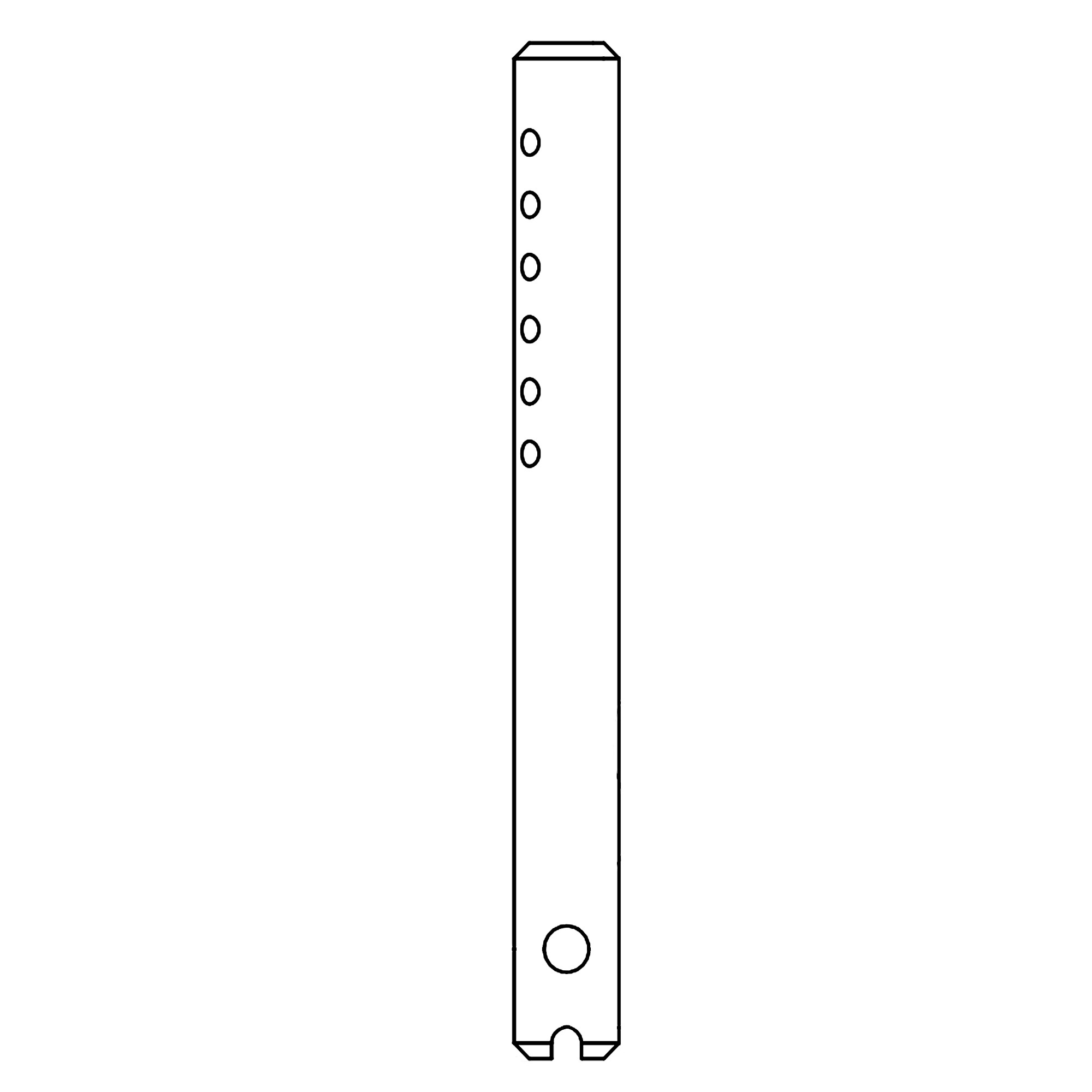 ROD, FRONT HOC 61" JD