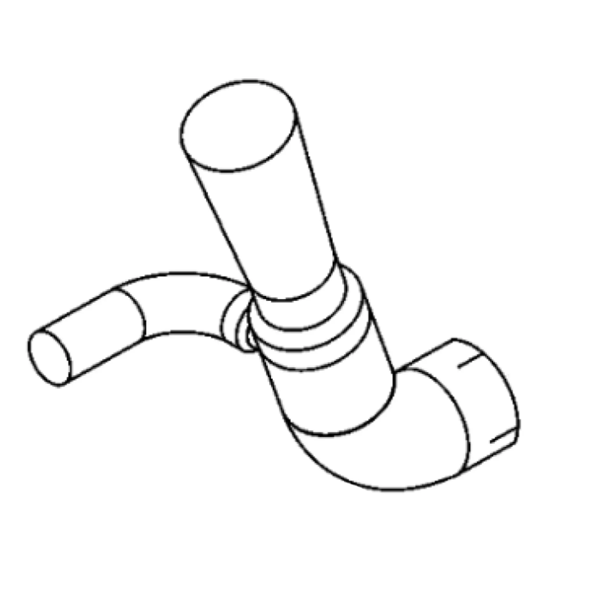 John Deere Exhaust Pipe - F074015