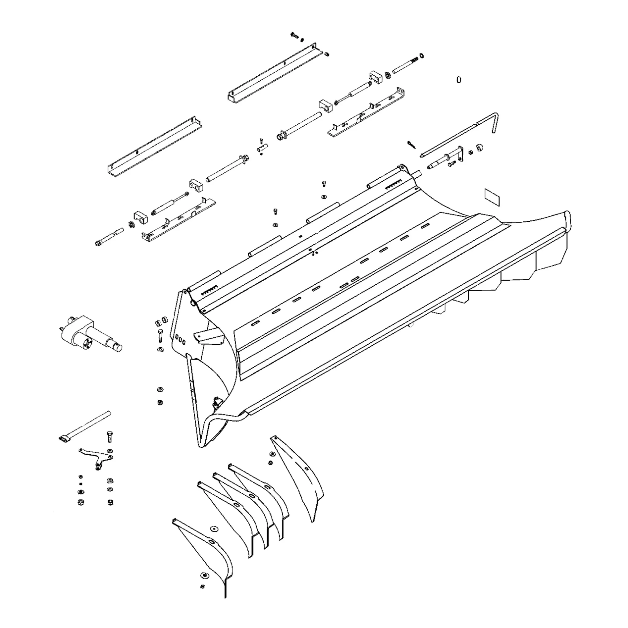 John Deere Chopper Tailboard Deflector - AH219840