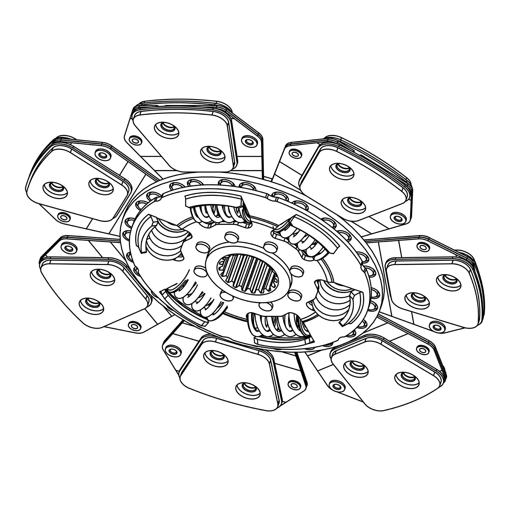 John Deere Dual Clutch Disk - SJ41275