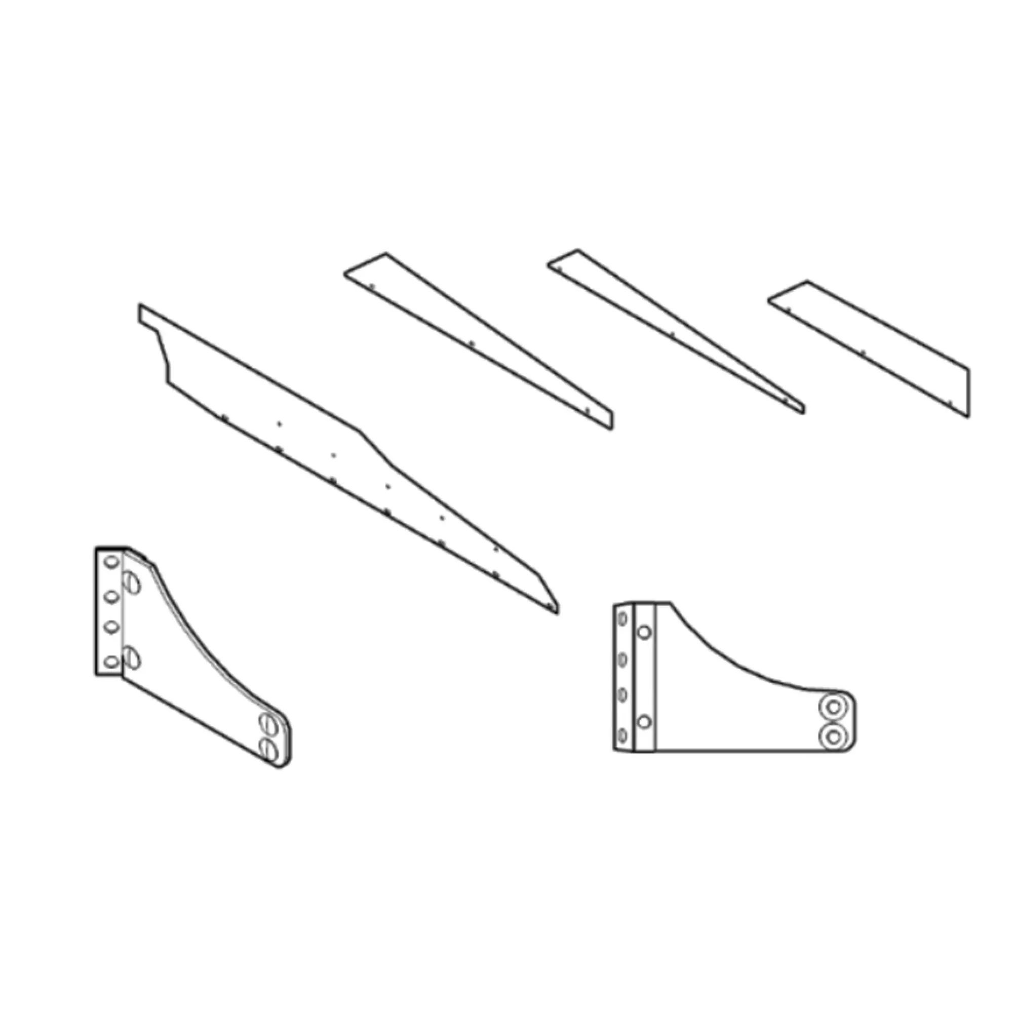 John Deere Sidehill Cleaning Shoe Kit - BH84524
