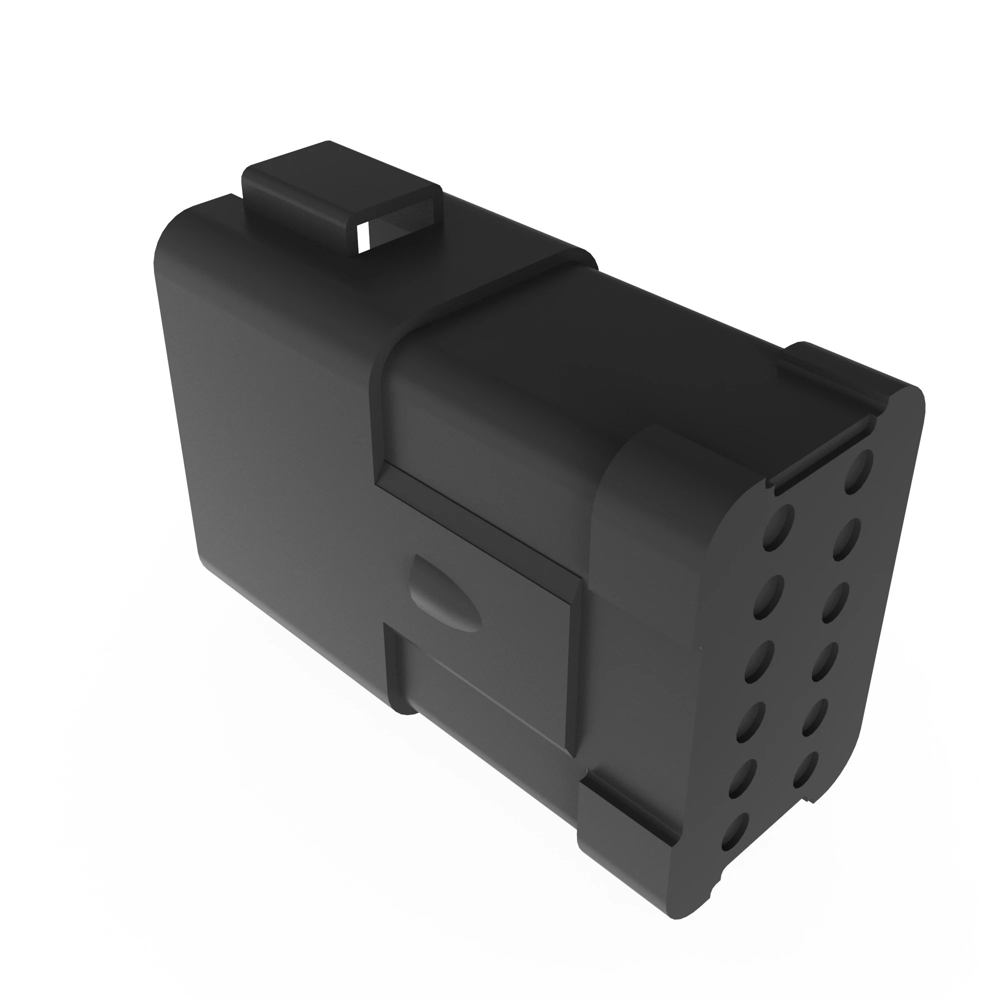 CONN DEUTSCH DT 12W F S GRY PLSTC