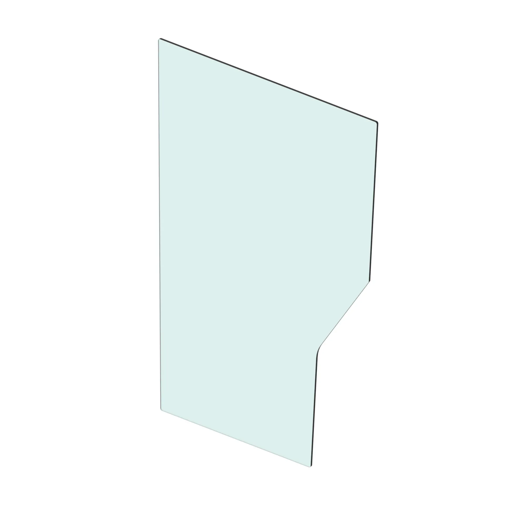 John Deere Right Side Front Bottom Windowpane - T423335