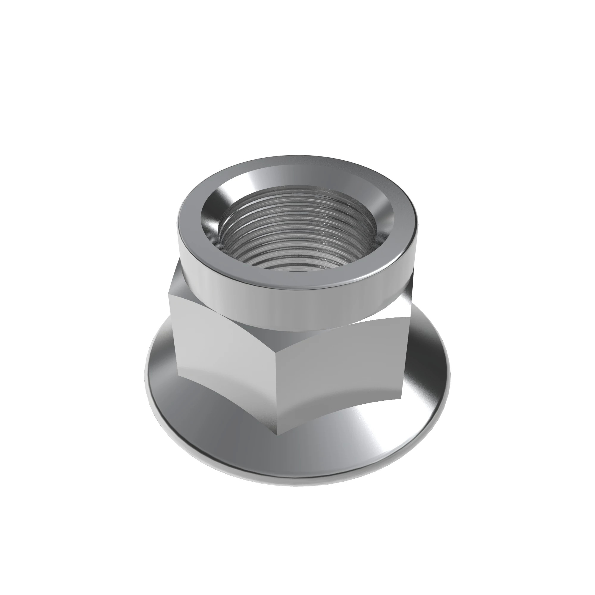 NUT, METRIC, HEX FL, SELF LOCKING