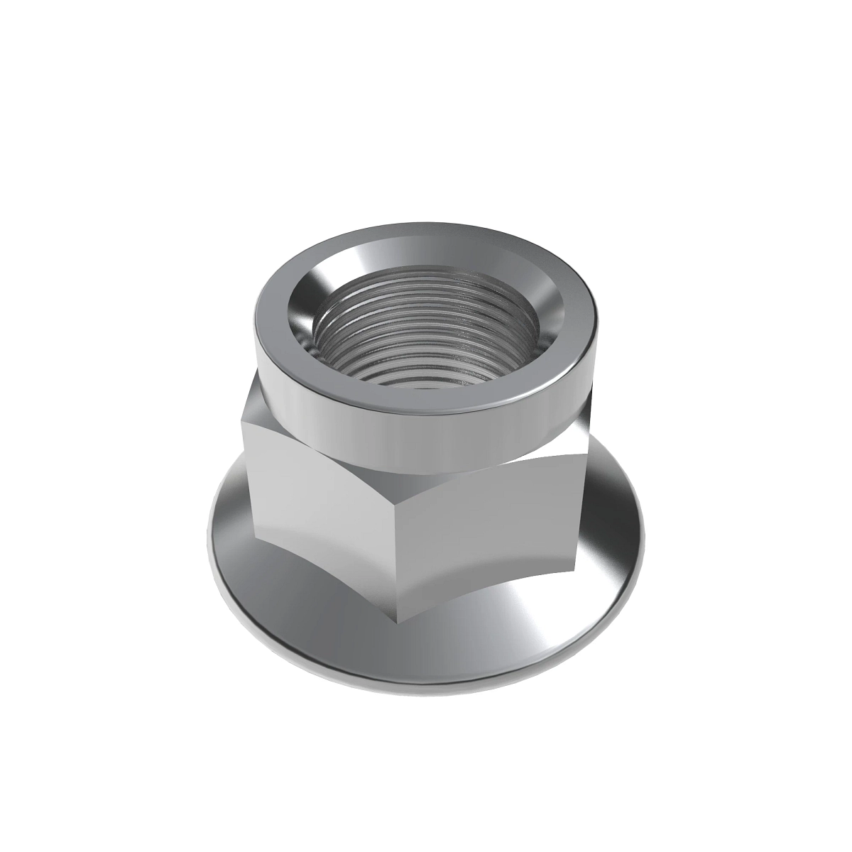 Nut, Metric, Hex Fl, Self Locking