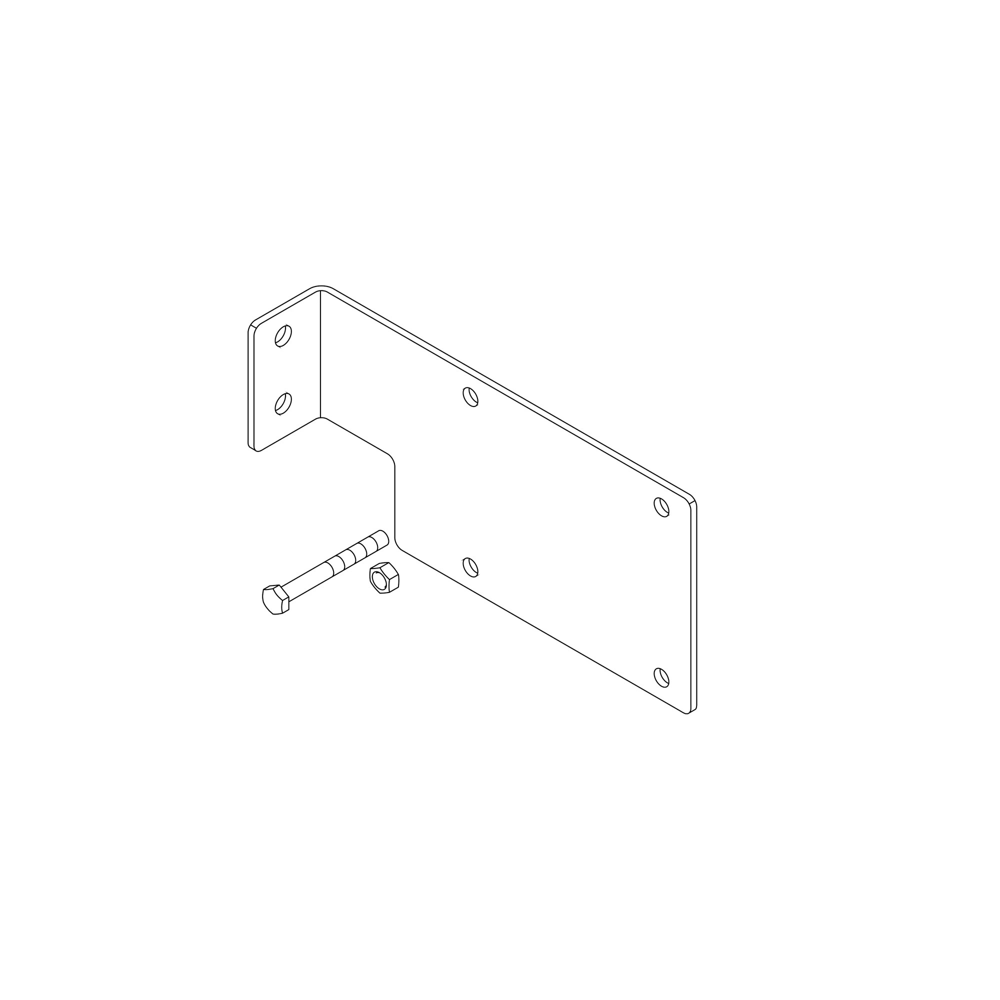 John Deere John Deere Application Controller Mounting Bracket Kit - BPF10939
